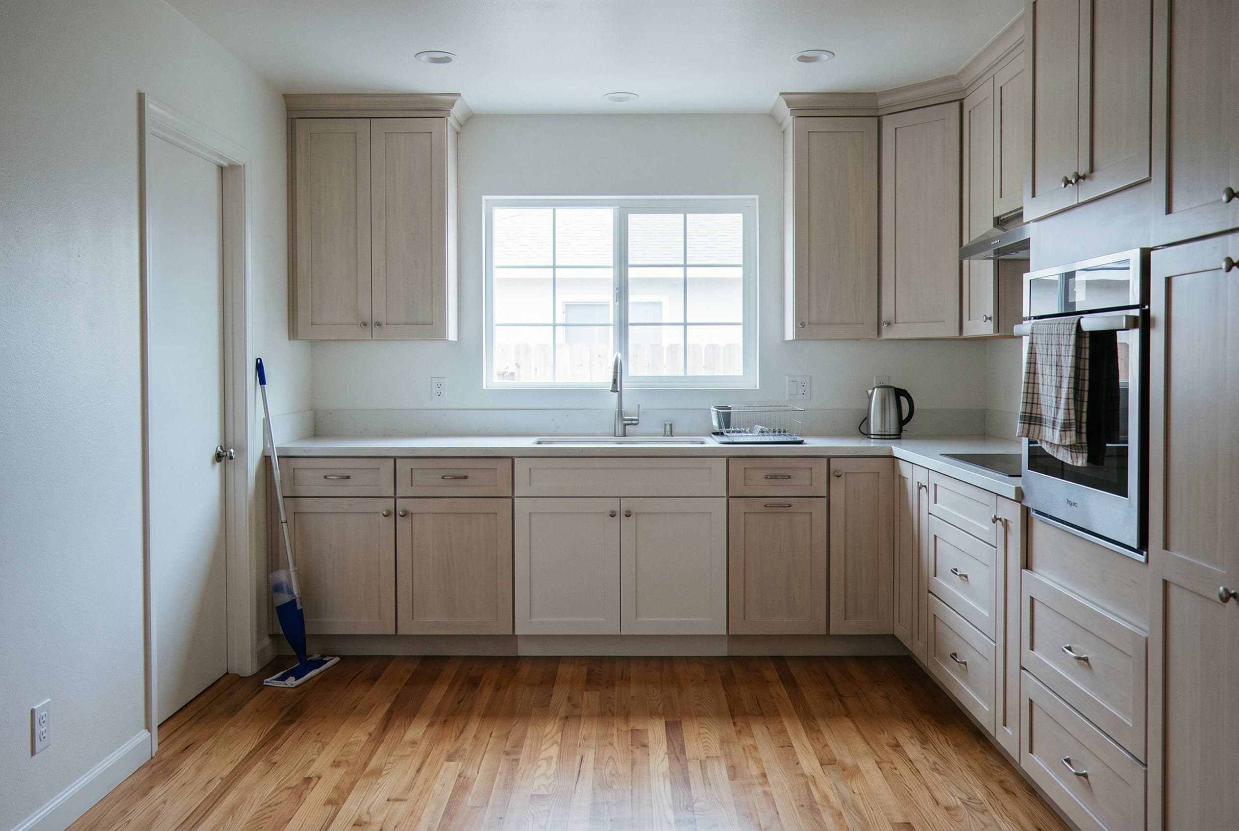 Kitchen fully restored and dry