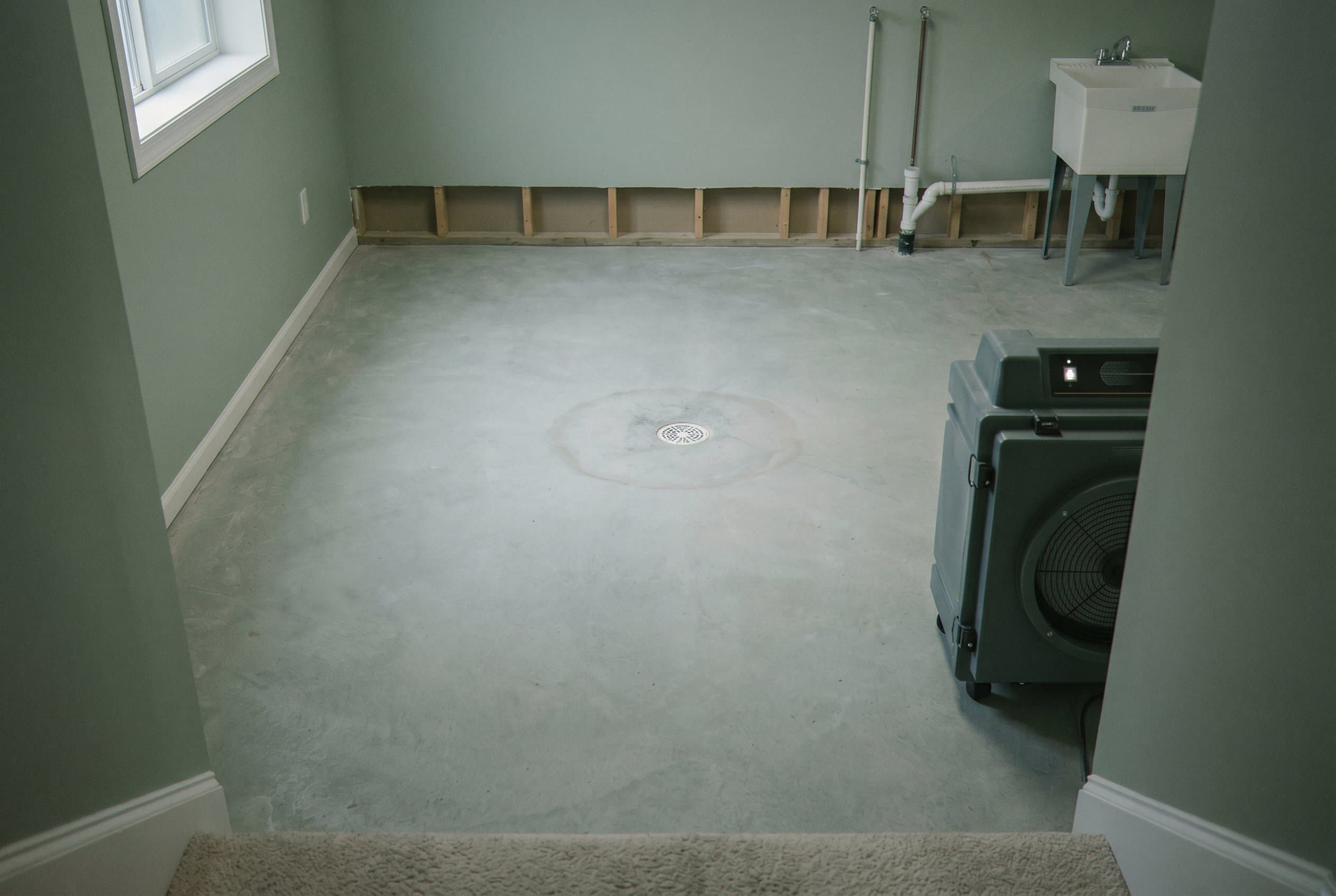 Sanitized disinfected space after cleanup